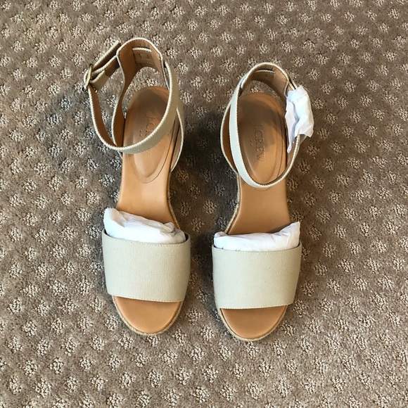COPY - Strappy Canvas Espadrille Wedges - Picture 2 of 5